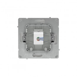 Розетка компьютерная 1-м KANT RJ45 кат.6A без шторки бел. магнолия DKC 7000673