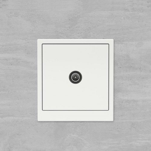 Розетка телевизионная проходная TV KANT бел. магнолия DKC 7000513