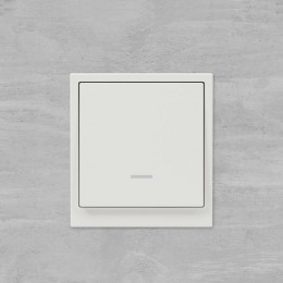 Выключатель 1-кл. KANT с подсветкой бел. песок DKC 7010133