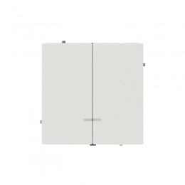 Выключатель 2-кл. KANT с подсветкой бел. песок DKC 7010134