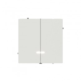 Выключатель 2-кл. KANT с подсветкой бел. песок DKC 7010134