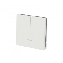 Выключатель 2-кл. KANT с подсветкой бел. песок DKC 7010134