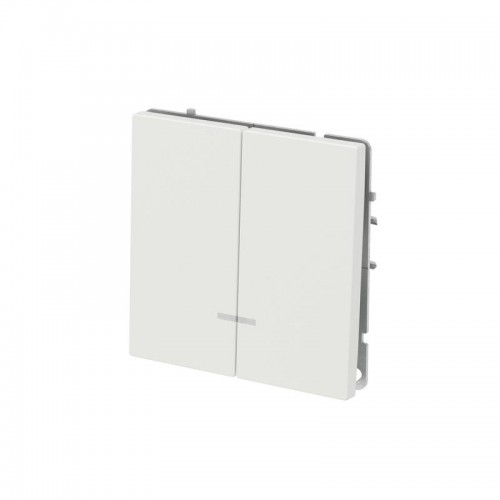 Выключатель 2-кл. KANT с подсветкой бел. песок DKC 7010134