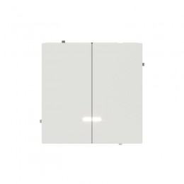 Переключатель 2-кл. KANT с подсветкой бел. песок DKC 7010144