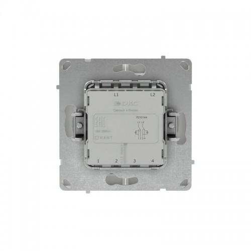 Переключатель 2-кл. KANT с подсветкой бел. песок DKC 7010144