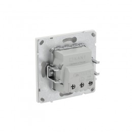 Розетка силовая KANT 2P+E без шторки бел. песок DKC 7010033