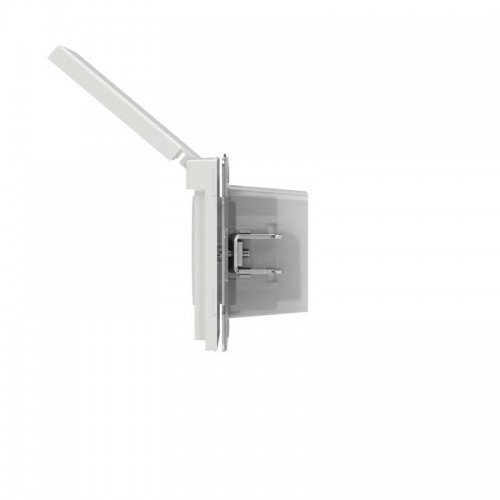 Розетка силовая KANT IP44 2P+E защ. шторки с крышкой бел. песок DKC 7010013