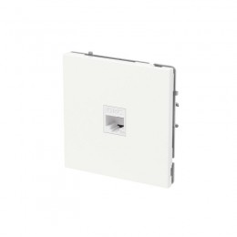 Розетка компьютерная 1-м KANT RJ45 кат.5E без шторки бел. песок DKC 7010663