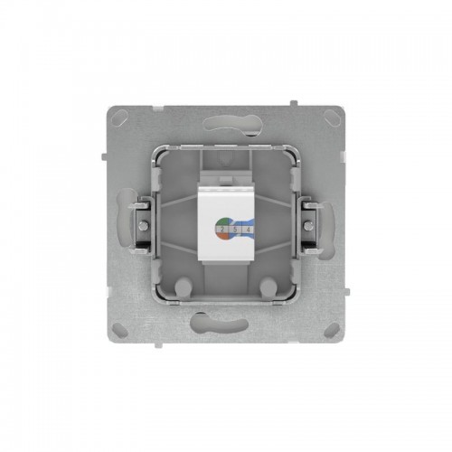 Розетка компьютерная 1-м KANT RJ45 кат.5E без шторки бел. песок DKC 7010663