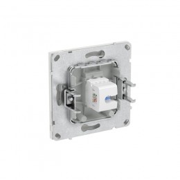 Розетка компьютерная 1-м KANT RJ45 кат.6A без шторки бел. песок DKC 7010673