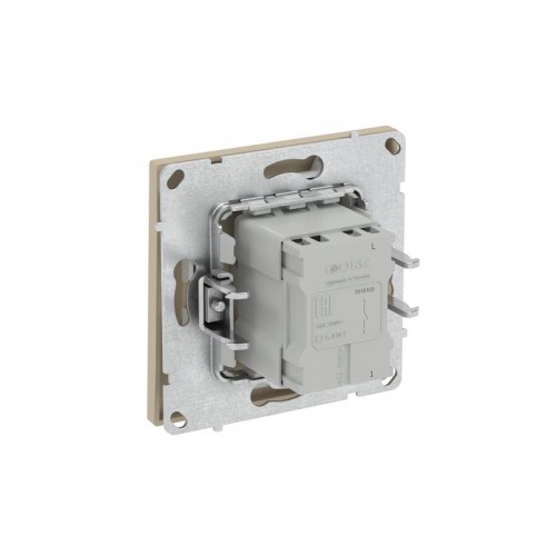 Выключатель 1-кл. KANT ванильн. марципан DKC 7015103