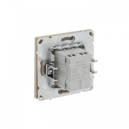 Выключатель 1-кл. KANT с подсветкой ванильн. марципан DKC 7015133