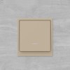 Выключатель 1-кл. KANT с подсветкой ванильн. марципан DKC 7015133