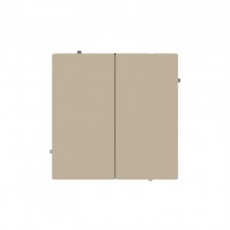 Выключатель 2-кл. KANT ванильн. марципан DKC 7015104