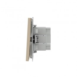 Выключатель 2-кл. KANT ванильн. марципан DKC 7015104