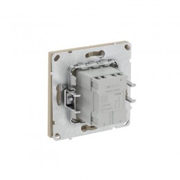 Выключатель 2-кл. KANT ванильн. марципан DKC 7015104