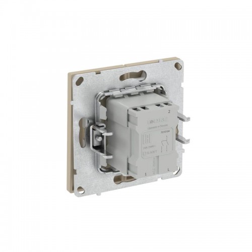 Выключатель 2-кл. KANT ванильн. марципан DKC 7015104