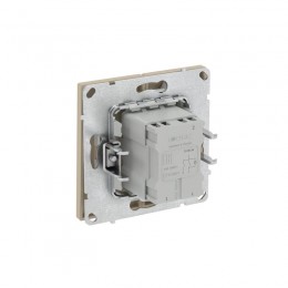 Выключатель 2-кл. KANT с подсветкой ванильн. марципан DKC 7015134