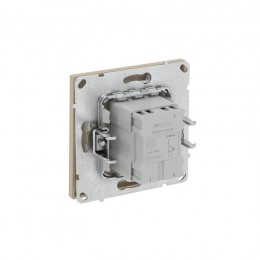 Переключатель 1-кл. KANT с подсветкой ванильн. марципан DKC 7015143