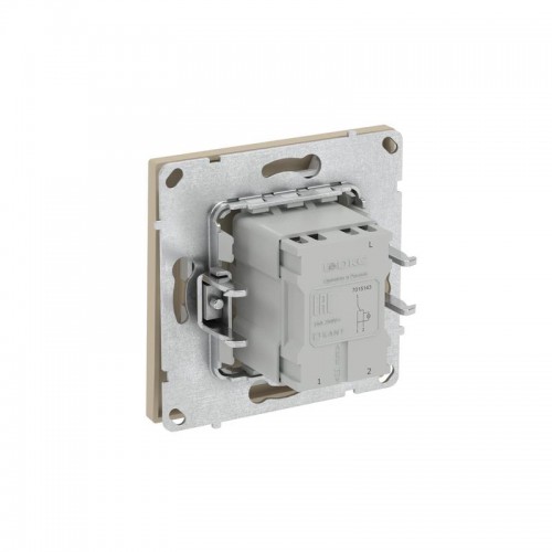 Переключатель 1-кл. KANT с подсветкой ванильн. марципан DKC 7015143