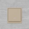 Переключатель 1-кл. KANT с подсветкой ванильн. марципан DKC 7015143