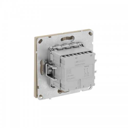 Переключатель 2-кл. KANT ванильн. марципан DKC 7015114