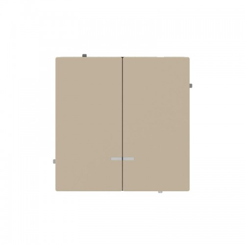 Переключатель 2-кл. KANT с подсветкой ванильн. марципан DKC 7015144