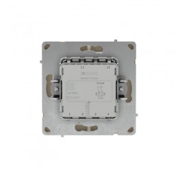 Переключатель 2-кл. KANT с подсветкой ванильн. марципан DKC 7015144