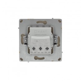 Розетка силовая KANT 2P+E защ. шторки ванильн. марципан DKC 7015003