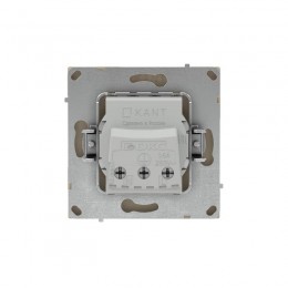 Розетка силовая KANT 2P+E защ. шторки ванильн. марципан DKC 7015033