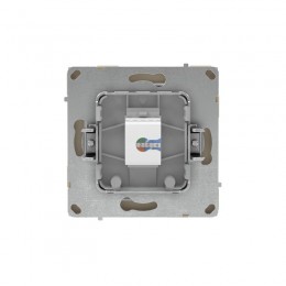 Розетка компьютерная 1-м KANT RJ45 кат.5E без шторки ванильн. марципан DKC 7015663