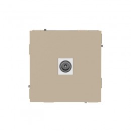 Розетка телевизионная одиночная TV KANT ванильн. марципан DKC 7015503