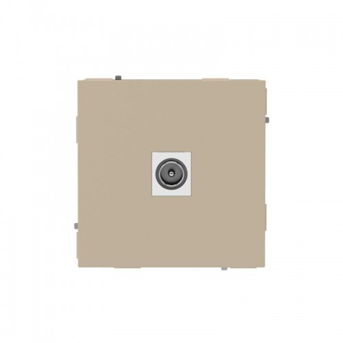 Розетка телевизионная одиночная TV KANT ванильн. марципан DKC 7015503