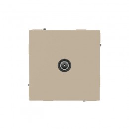 Розетка телевизионная проходная TV KANT ванильн. марципан DKC 7015513