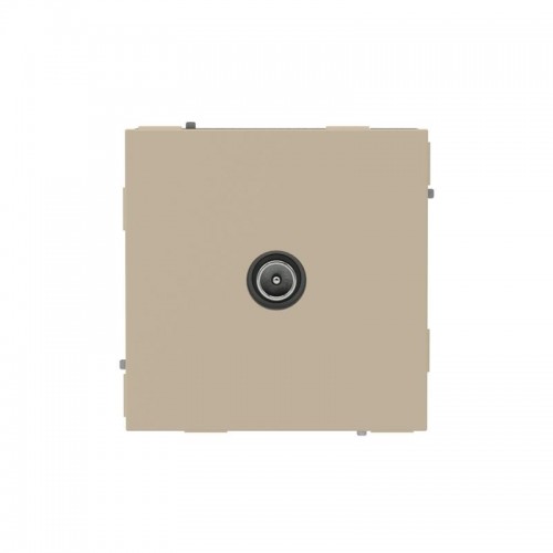 Розетка телевизионная проходная TV KANT ванильн. марципан DKC 7015513