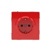 Розетка силовая KANT 2P+E защ. шторки красн. сатин DKC 7001003