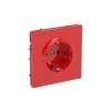 Розетка силовая KANT 2P+E защ. шторки красн. сатин DKC 7001003