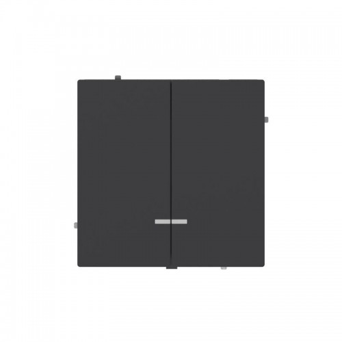 Выключатель 2-кл. KANT с подсветкой черн. уголь DKC 7012134
