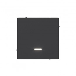 Переключатель 1-кл. KANT с подсветкой черн. уголь DKC 7012143