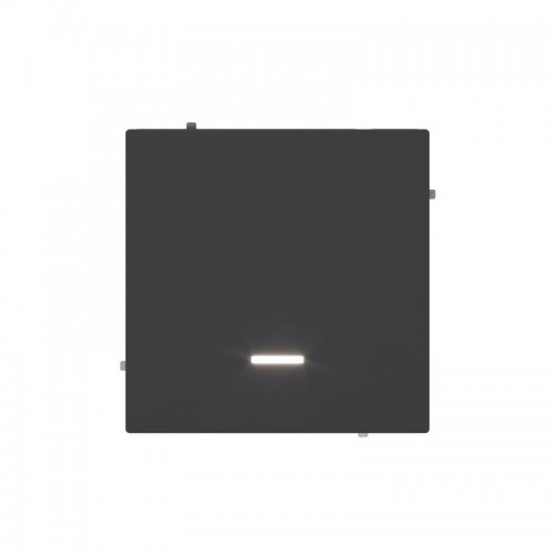 Переключатель 1-кл. KANT с подсветкой черн. уголь DKC 7012143