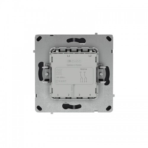 Переключатель 2-кл. KANT черн. уголь DKC 7012114