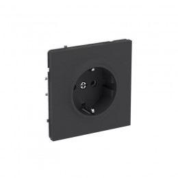 Розетка силовая KANT 2P+E защ. шторки черн. уголь DKC 7012003