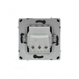 Розетка силовая KANT 2P+E защ. шторки черн. уголь DKC 7012003