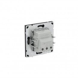 Розетка силовая KANT 2P+E защ. шторки черн. уголь DKC 7012003