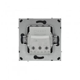 Розетка силовая KANT 2P+E без шторки черн. уголь DKC 7012033