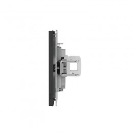 Розетка компьютерная 1-м KANT RJ45 кат.5E без шторки черн. уголь DKC 7012663