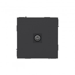 Розетка телевизионная одиночная TV KANT черн. уголь DKC 7012503