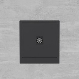 Розетка телевизионная одиночная TV KANT черн. уголь DKC 7012503