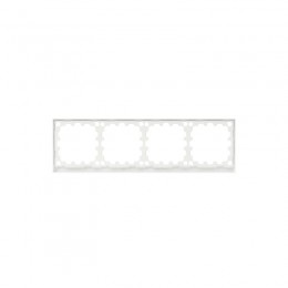 Рамка 4-м KANT бел. магнолия DKC 7000908