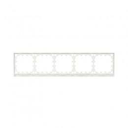 Рамка 5-м KANT бел. магнолия DKC 7000900